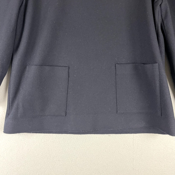 Studio Nicholson Nico Wool Cashmere Blend Sweater Top Women 3 Blue Minimalist - Picture 3 of 12